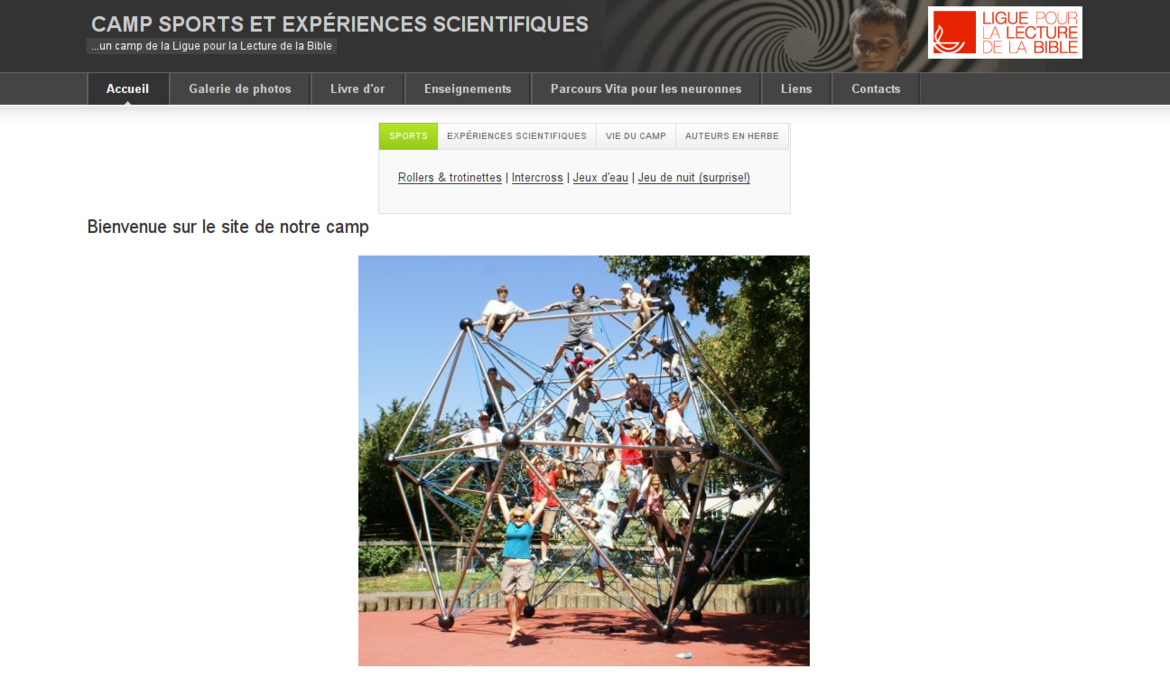 Camp Sports & Expériences scientifiques