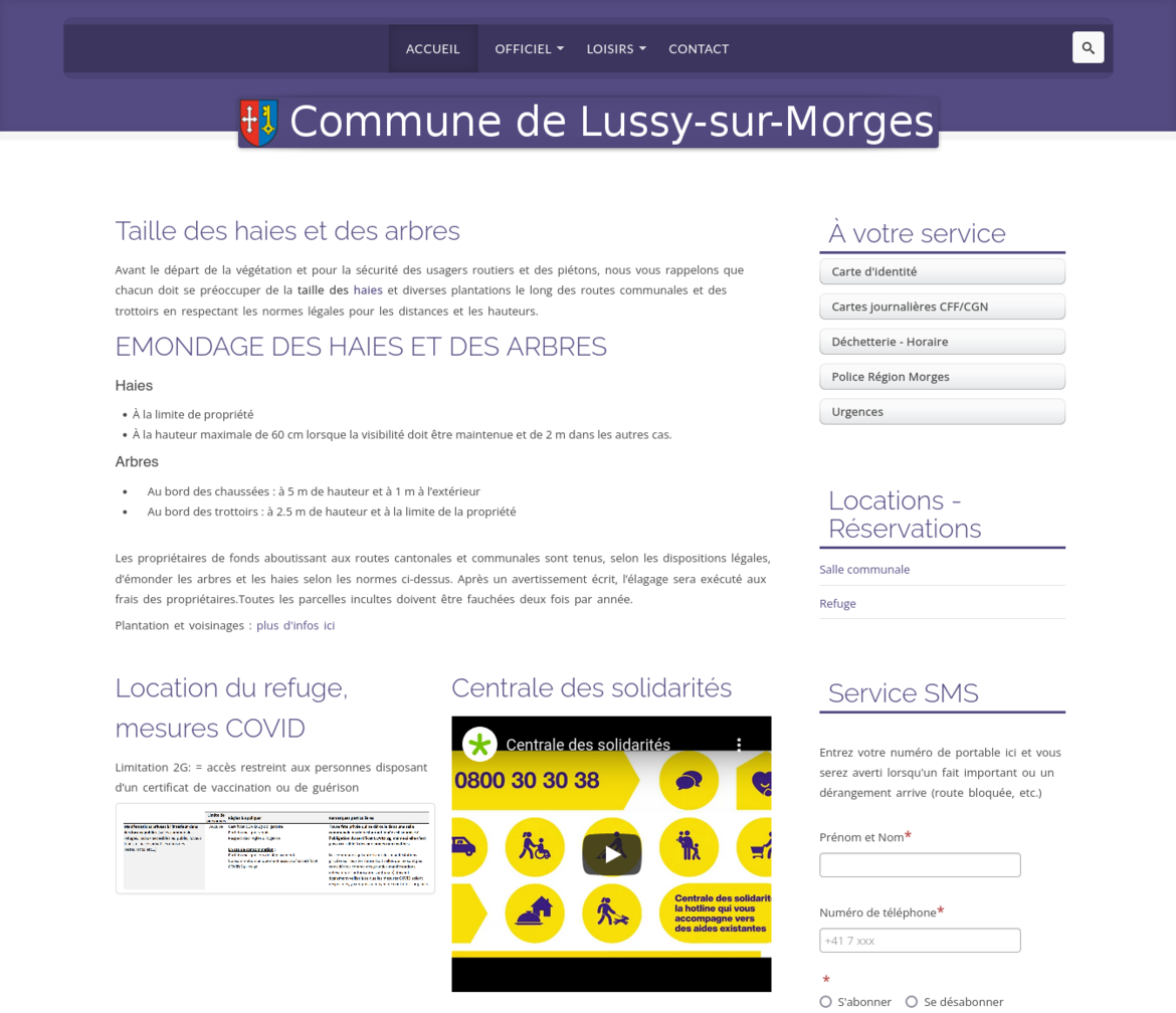 Commune de Lussy-sur-Morges