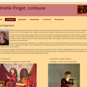 Mireille Pinget, conteuse